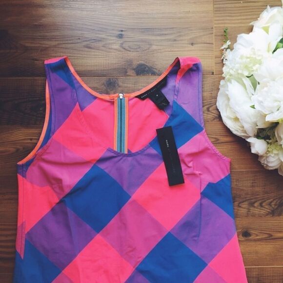 Marc Jacobs Stacy check in multicolor - Picture 1 of 4